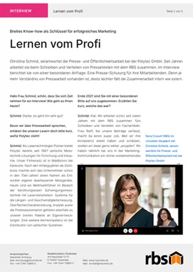 Titelseite des Interview-PDFs